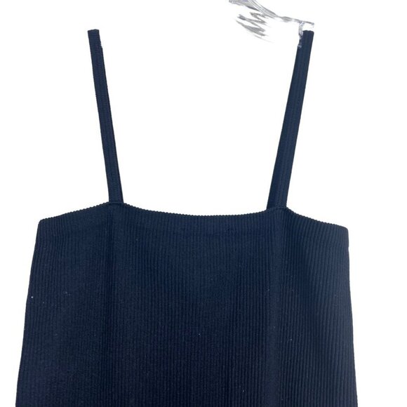 2/$30‎ Zara Black Hook and Eye Seamless Mini Ribbed Bodycon Dress Size XS - Picture 8 of 10